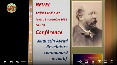 Conférence Augustin Avrial 18 novembre 2021 - Société d’histoire de Revel/Saint-Ferréol